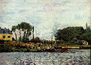 Alfred Sisley, Boote bei Bougival